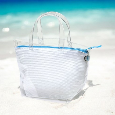 시나모롤과 함께하는 시원한 여름, 산리오 메쉬 투명 수영가방