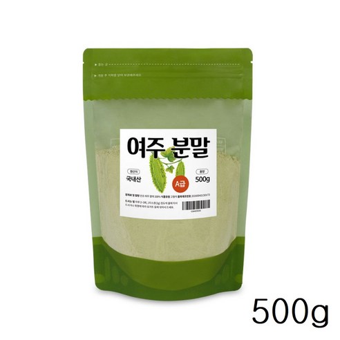 국내산 여주분말 건조열매 가루 차 식수대용 A급 500g, 1개