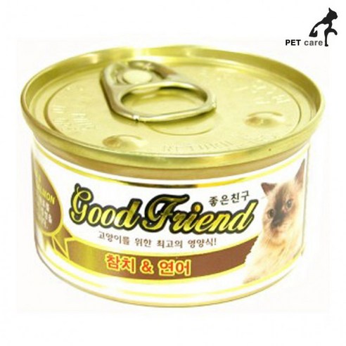 고양이 오메가3+필수지방산함유 참치연어캔85g