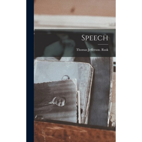 (영문도서) Speech Hardcover, Legare Street Press, English, 9781017324396