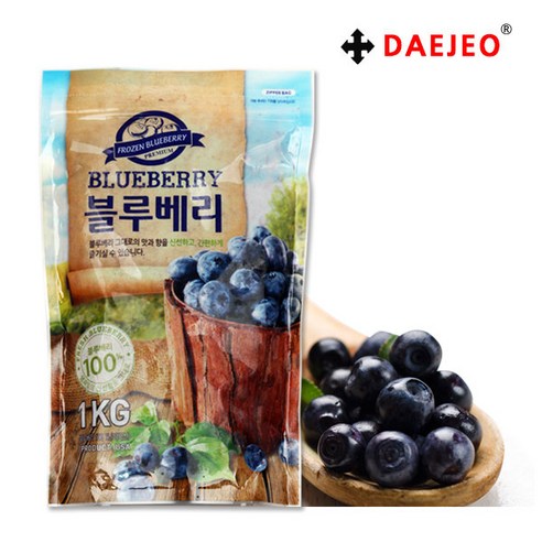 냉동블루베리1kg 대용량얼린블루베리 음료용블루베리, 1개