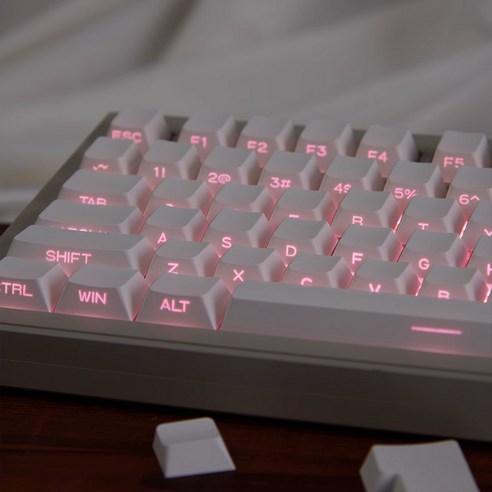 CHERRY PBT 기계식 키보드 한무무키캡 퓨어 화이트 LED 투과 반투명 측각 고래키캡 CHERRY PBT 기계식 키보드 한무무키캡 퓨어 화이트 LED 투과 반투명 측각 고래키캡