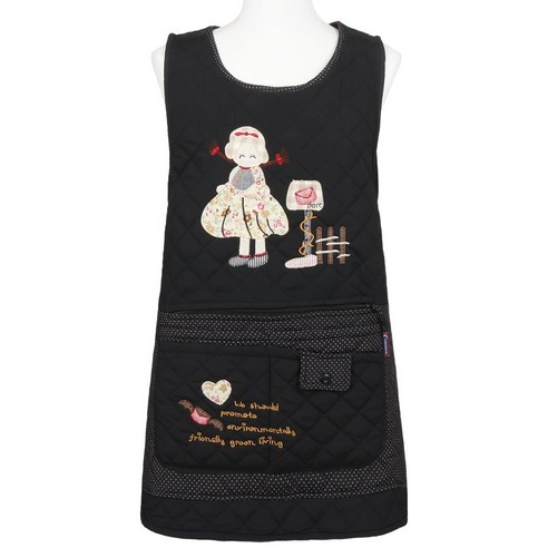 최고의 겨울방한 솔루션: 기모 패딩 원피스 앞치마 누빔앞치마