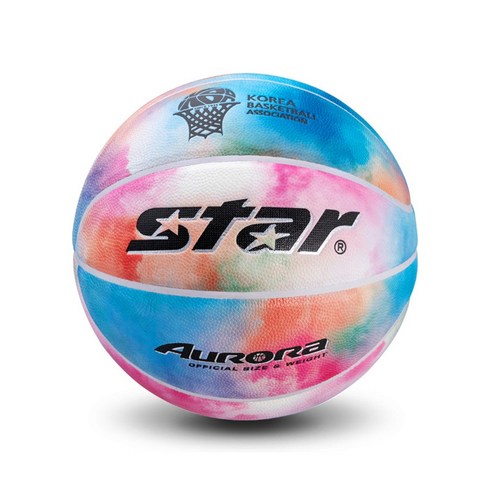 스팔딩 트랙 시리즈 고무 소재 농구공 화이트, 1개, 84-781Y Best Top5 9 STAR 스타스포츠 농구공 오로라 6호 7호 BB5367 .학교체육 칼라농구공, 스타스포츠 농구공 오로라 7호, 단품, 1개