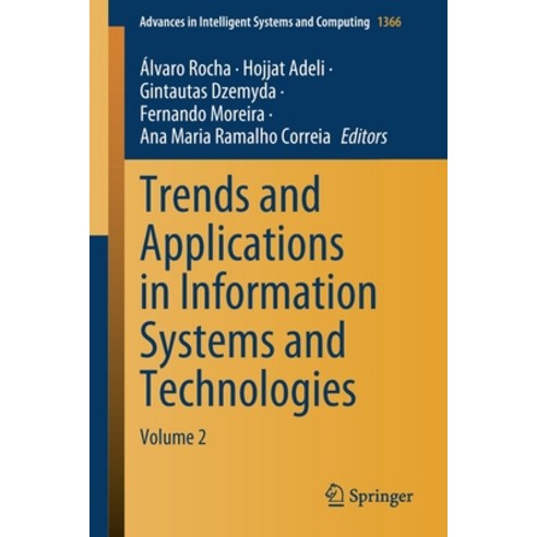Trends and Applications in Information Systems and Technologies: Volume 2 Paperback, Springer, English, 9783030726508