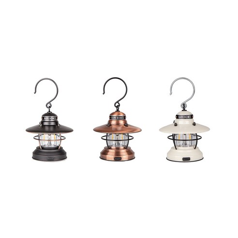 Barebones Edison Mini Lantern 베어본즈 에디슨 미니 3종 캠핑용 랜턴, 엔틱 브론즈 × 1개, 1개