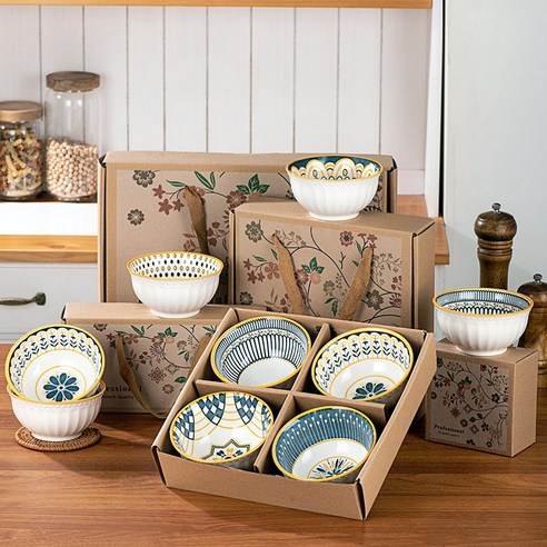 정갈한 식탁을 위한 완벽한 선물, 니치유 일본식 밥공기 국그릇 세트