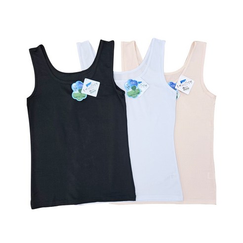 사계절 내내 편안한 착용감을 선사하는 블루핀 풍기인견 국산 여성 쿨 런닝 나시