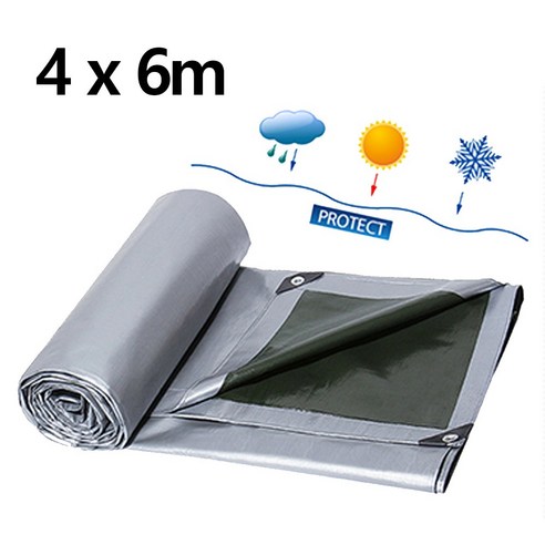 6m 넉넉한 크기의 방수 천막, 완벽한 아웃도어 파트너