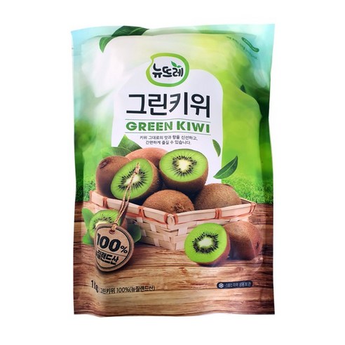 카페 업소 가게 우양 냉동과일 냉동 무가당 키위 1kg, 1개