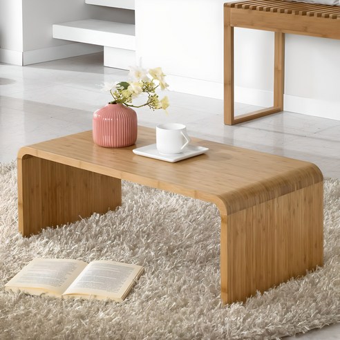 좁은 공간, 넓은 행복! 원목 좌식 테이블 하나로 완성하는 나만의 아늑한 공간 원목거실테이블