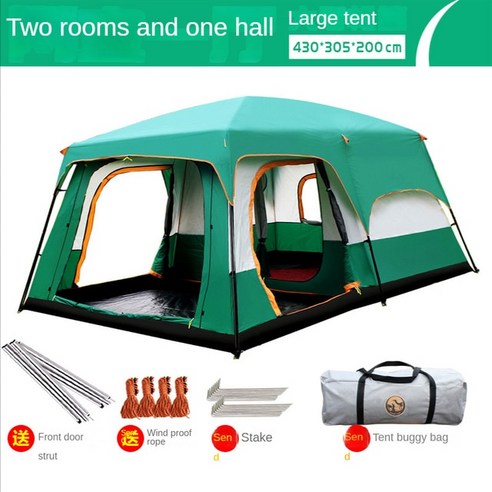 캠핑 더블 레이어 텐트