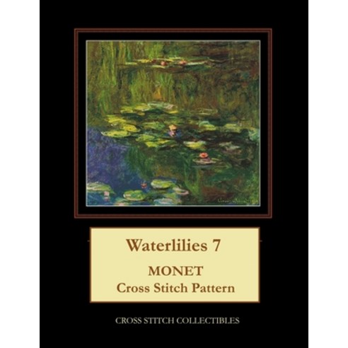 (영문도서) Waterlilies 7: Monet Cross Stitch Pattern Paperback, Independently Published, English, 9798748932295