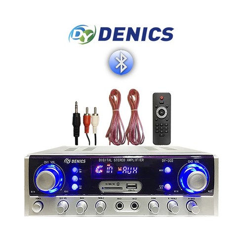 블루투스 내장형 2체널 매장용앰프 DY-302 가정/업소용 USB/FM라디오/MP3 사은품증정