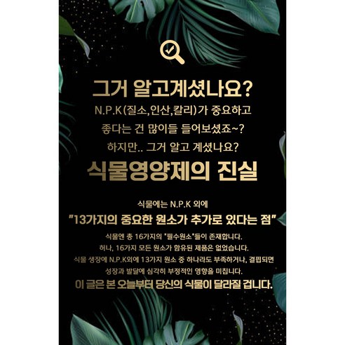 집에서 우거진 채소원을 조성하는 핵심: 로얄 올인원 식물영양제