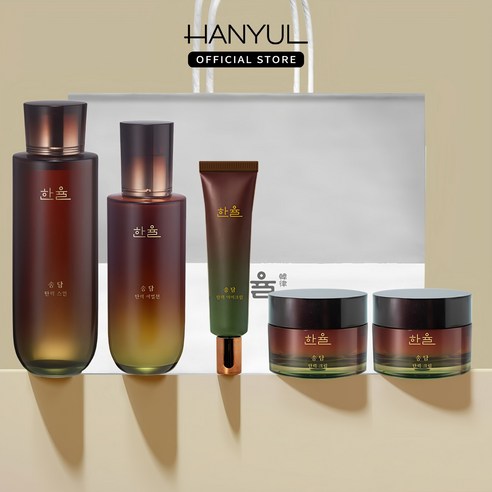 깊어가는 시간 속, 피부 탄력을 깨우는 비결: 한율 송담 탄력 기초 세트 심층 탐구 한율송담