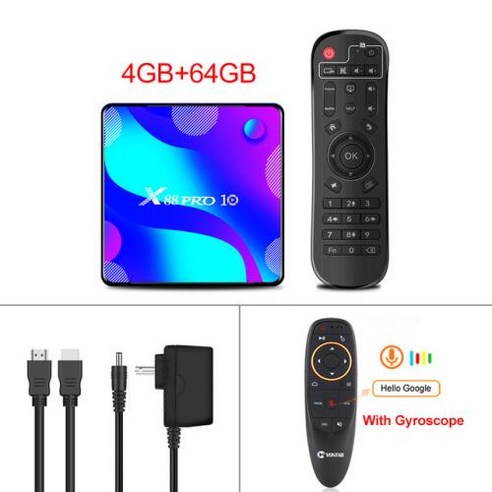 호환 스마트 TV 박스 안드로이드 11 X88 PRO 10 4GB 64GB 32GB 록칩 RK3318 4K 구글 셋톱 x88pro 11.0 지원, [02] Eu 플매트 카펫 러그, [10] 4GB64GB G10S