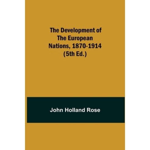 (영문도서) The Development of the European Nations 1870-1914 (5th ed ...