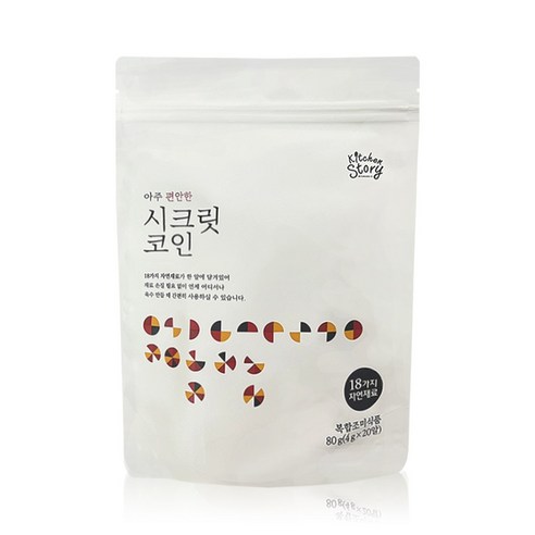 빅마마 시크릿코인 편안한맛, 80g, 5개