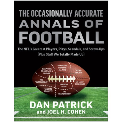 (영문도서) The Occasionally Accurate Annals of Football: The Nfl''s Greatest Players Plays Scandals an... Hardcover, Benbella Books Inc., English, 9781637743683
