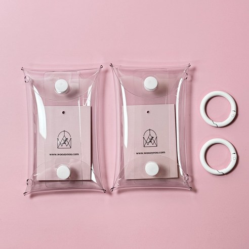 투명함 속에 담긴 행운, 우아여우 가챠 파우치 세트