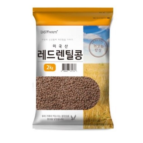 대구농산 레드렌틸콩, 1kg, 1개