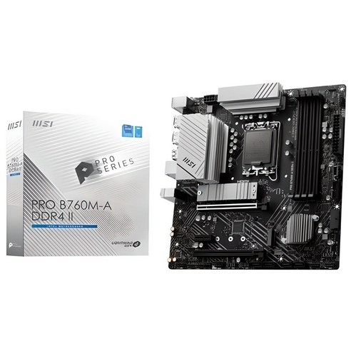MSI PRO B760M-A DDR4 II: 합리적인 선택, 탁월한 성능 b760