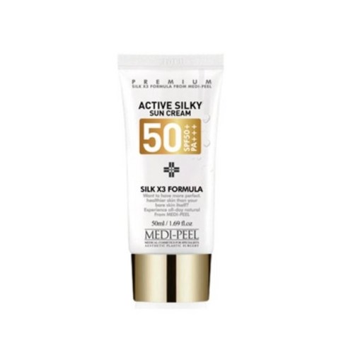 메디필 엑티브 실키 선크림 SPF50+ PA+++, 50ml, 3개