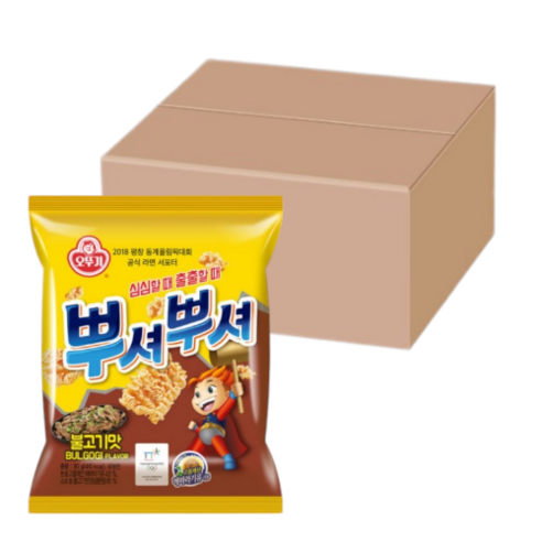 오뚜기 뿌셔뿌셔 불고기맛, 90g, 10개