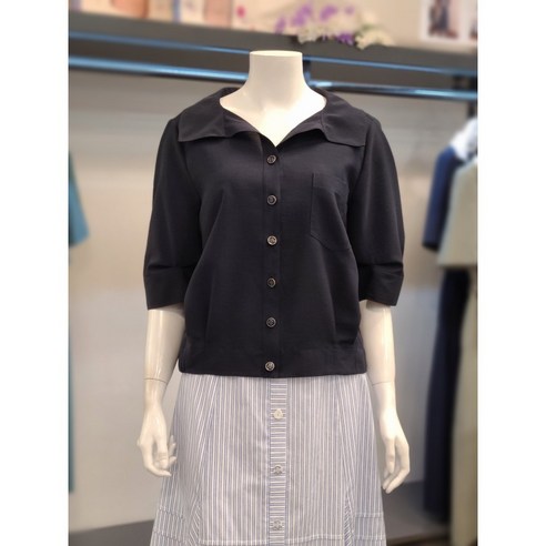 베스띠벨리 와이드 카라 블루종 블라우스(BG-BAG2463-0)