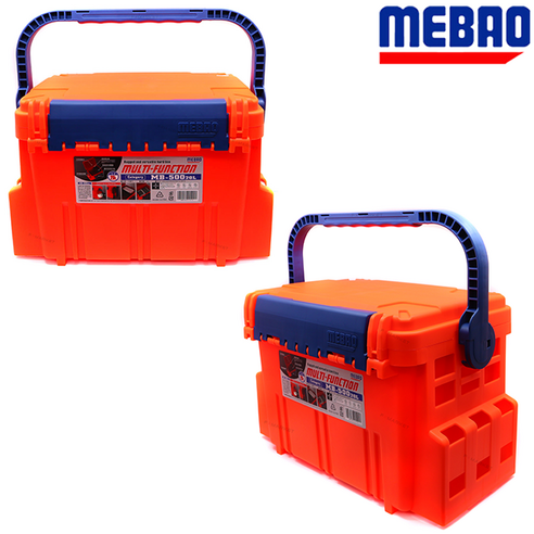 메바오 태클박스 버킷 마우스 낚시 소품 케이스 가방 20L MB-500, 1개, 형광주황/네이비