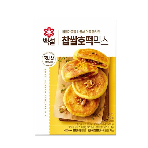 백설 찹쌀호떡믹스, 400g, 1개