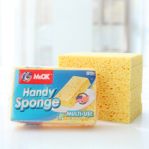 집안 청소를 더욱 쉽고 효율적으로 만드는 친환경 셀룰로오스 수세미