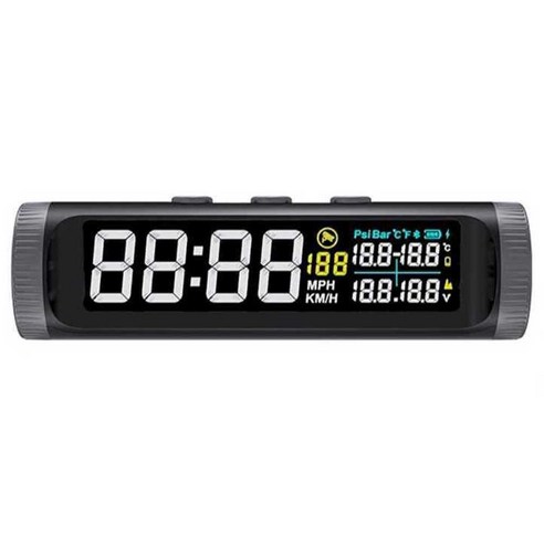 태양광 HUD 다기능 차량용 시계, Solar + GPS 속도 버전 tmaphud 태양광 HUD 다기능 차량용 시계, Solar + GPS 속도 버전 tmaphud