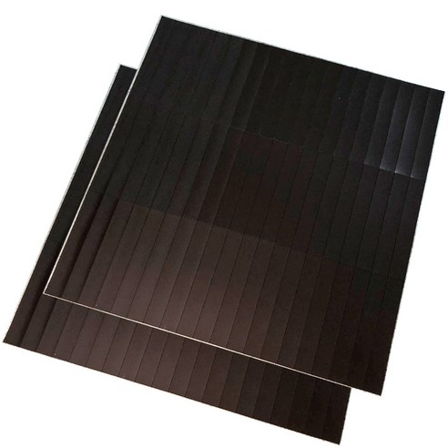 [제이스마그네트] 접착 조각 고무자석 시트 300x300 판, 2p세트 100x15x1T_120조각, -