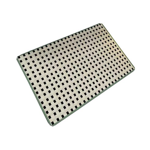 [LF] 바둑판 소프트 규조토 진흙 흡수성 발 패드 미끄럼 방지 빠른 건조 바닥 패드 화장실 문 욕실 카펫, {"크기":"40x60cm"}, K