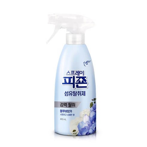 스프레이 피죤 섬유탈취제 강력탈취 오리지널 블루비앙카 490ml, 1개