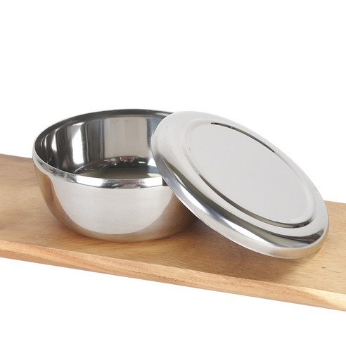 윤기 흐르는 밥 한 공기의 행복, 업소용 단겹 스텐 밥공기 세트