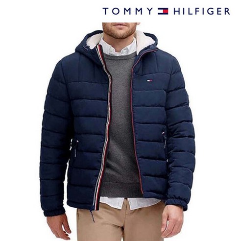 타미힐피거 Tommy Hilfiger 남성 푸퍼 후디 패딩 점퍼 숏패딩 자켓 T213APNA