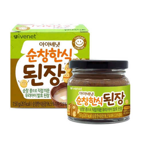 아이배냇 순창 한식 된장, 햇콩, 150g, 1개