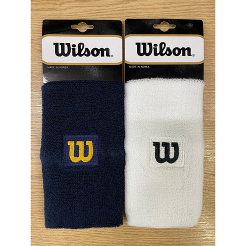 윌슨 프리미엄밴드 손목보호대 WILSON 손목밴드, 흰색