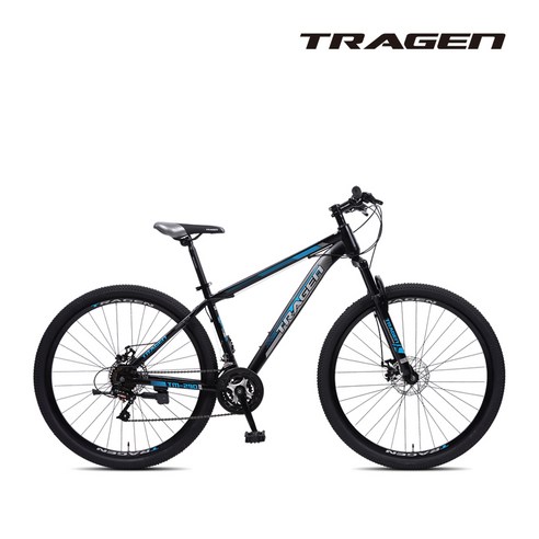 트라젠 TM-29D 29인치 원터치21단 앞서스펜션 디스크 MTB자전거, 블랙/블루, 완조립배송, 1개