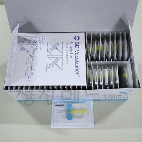 (BD)베큠 채혈세트23Gx19mm 50ea(Safety-Lok Blood Collection Sets)367283 - 기타병원 ...