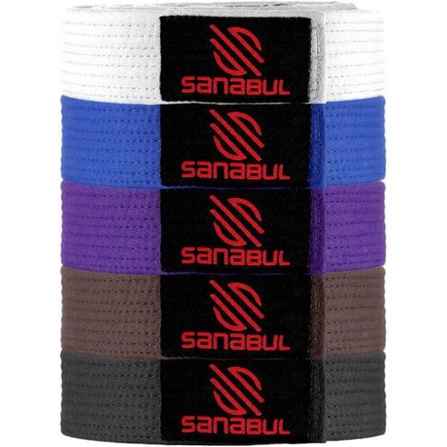 주짓수 도복 클래식 특공무술 주짓수복 Sanabul BJJ 벨트 남녀 | 순위 줄무늬가 있는 브라질 슬리브 바 키즈 기 IBJJF 승인