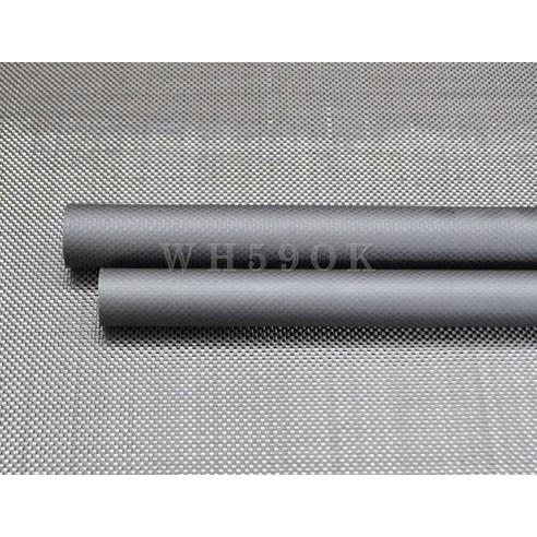고강도 3k 탄소섬유튜브 외경 20mm 22mm 23 24mm 25mm 26mm 27mm 28mm 29 30mm 길이500mm 3k 평직유광 윙튜브 Carbon fiber tube, 1pcs 28x26x500mm 무광