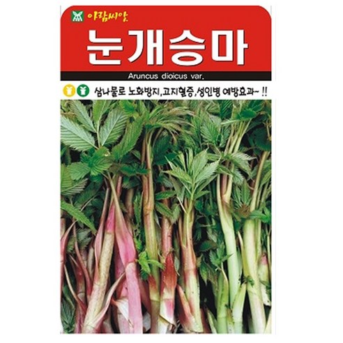 눈개승마 씨앗 (2봉 합 1000립) 약초 씨 종자, 2개