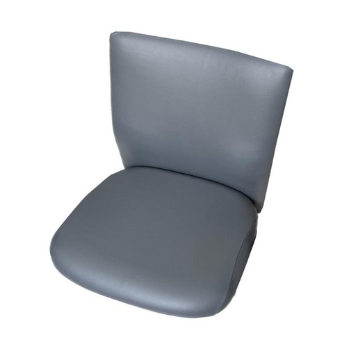 컴퓨터 의자 커버 방진 회전 의자 Slipcovers, PU 가죽, 어두운 회색