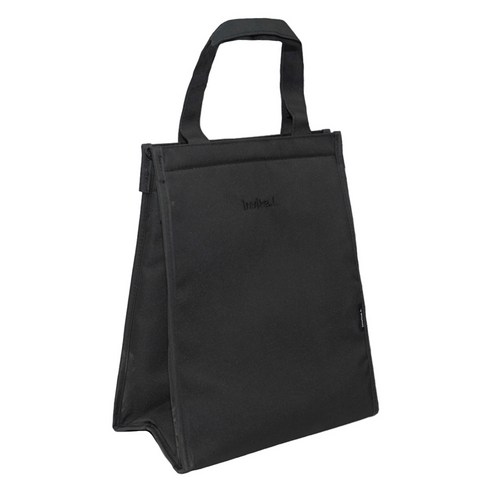 포사포사 데일리 심플 보냉백, L, 블랙, 1개