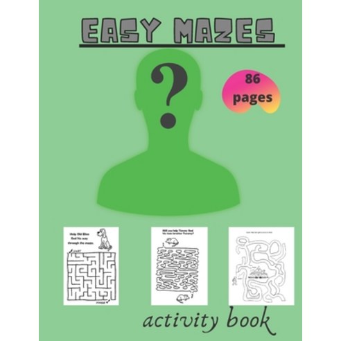 easy maze: activity book for kids and adults Paperback, Independently Published, English, 9798734140079