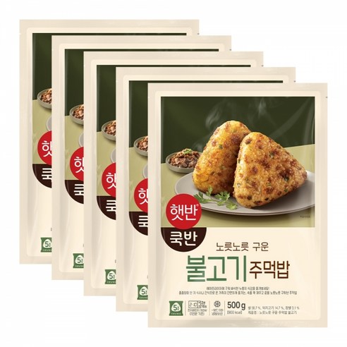 비비고 구워낸주먹밥불고기500gx2개, 500g, 2개